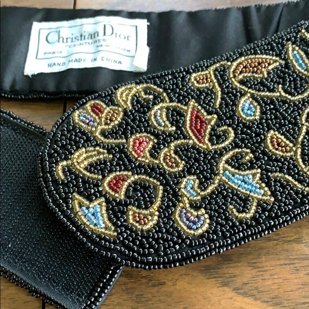Christian Dior “Ceintures” beaded belt